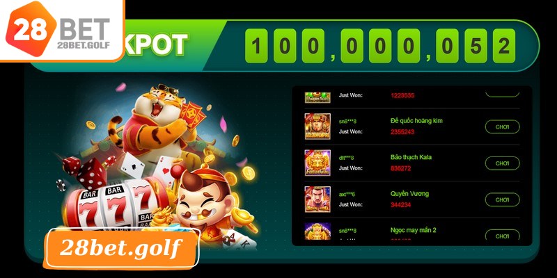 Kho game lớn trả lời 28BET uy tín, đáng bỏ tiền giải trí