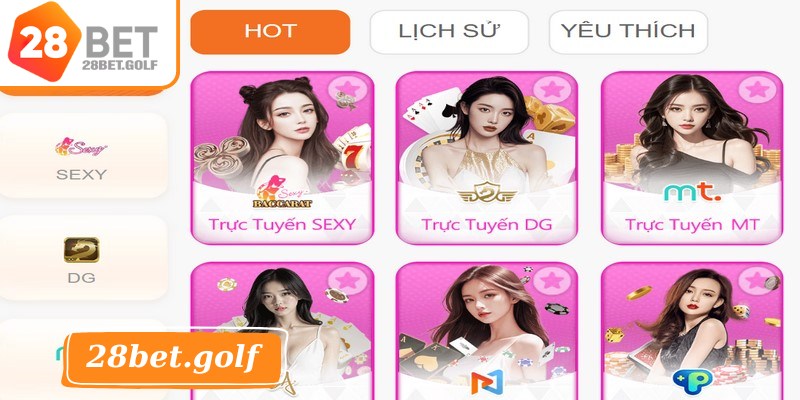 Casino 28BET ghi dấu ấn bởi những ưu thế vượt trội